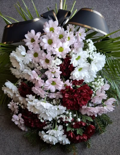 kytice vázaná velká chryzantémy