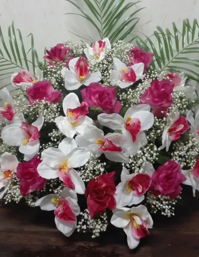 kytice velká umělé orchideje